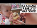 Baby Tries Ice Cream For First Time, Has Most Adorable Reaction | NBC Chicago