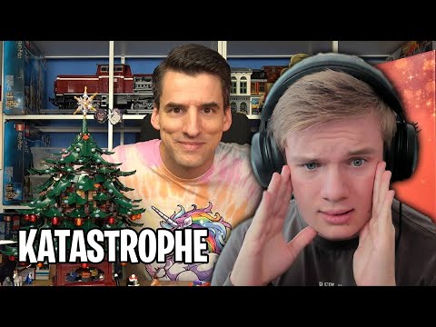 Held der Steine zerlegt den Lego Weihnachtsbaum
