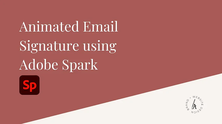 Spice up your Email Sign off with Animated Email Signatures using Adobe Spark