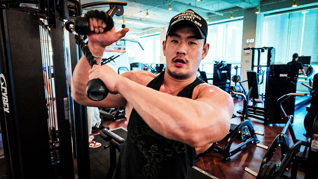 청주 남자의 밀기 운동