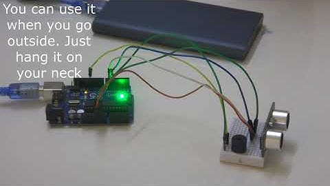 Make a Social distancing alarm at home using arduino.