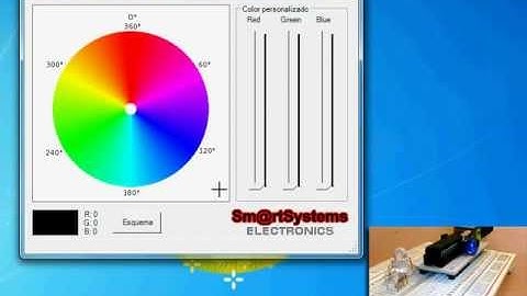 LED RGB controlado por USB PIC18F2550 [SmartSystems Electronics]
