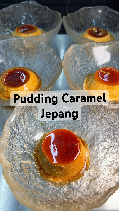 Japanese caramel pudding recipe is in the comments🍮