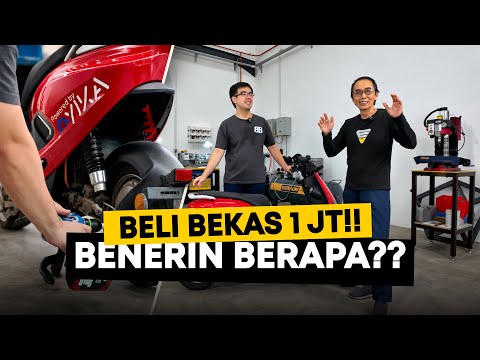 BELI MOTOR LISTRIK BEKAS HARGA 1 JUTA! UNTUNG GAK??