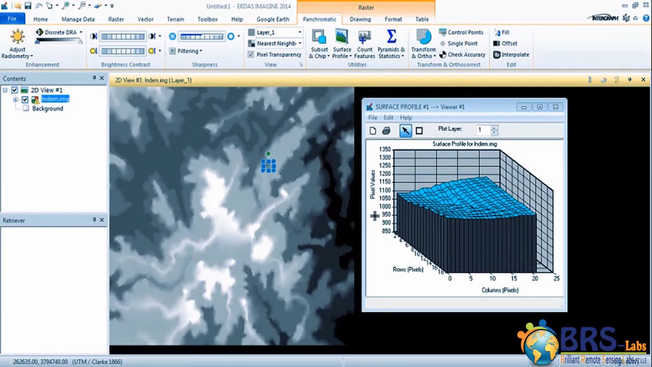 Surface Profile Free Lecture (Using ERDAS Imagine)
