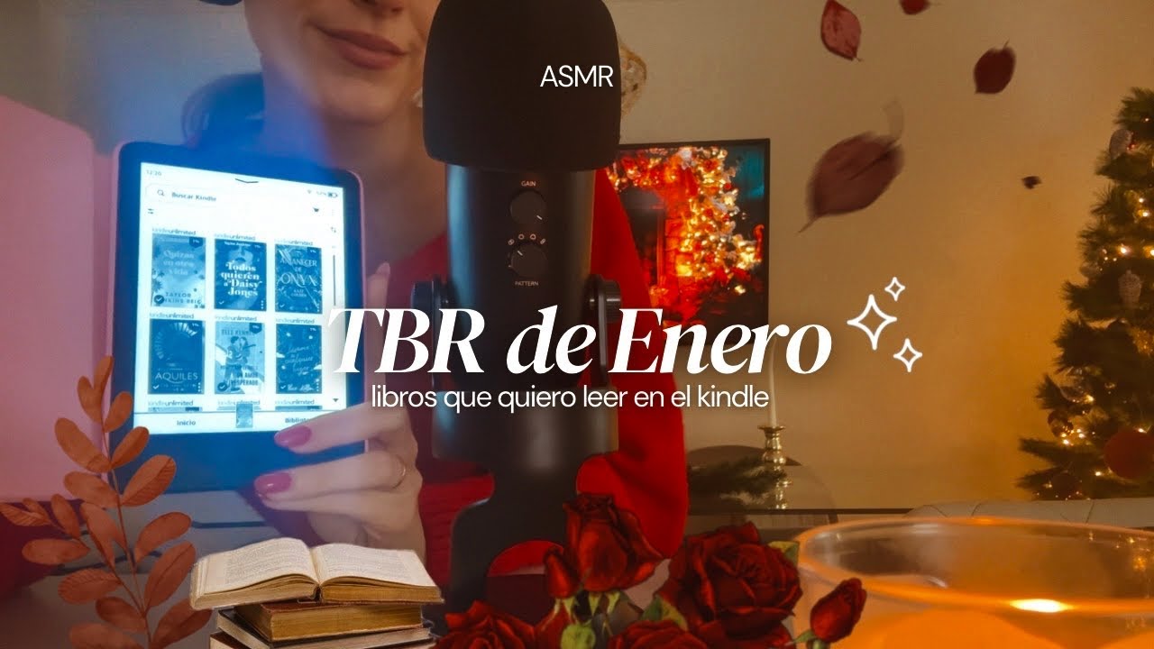 ASMR | TBR de enero ❄️📖 libros que quiero leer en Kindle ☁️🥀