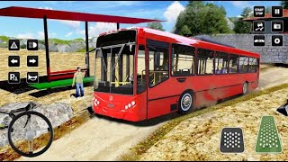 Offroad  Bus Driving and  Parking Simulator  (Android/iOS) Gameplay screenshot 4