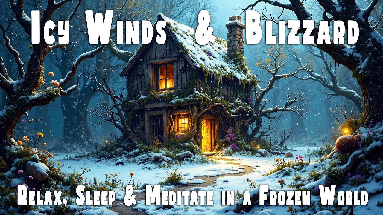 Blizzard and Icy Winds ⎯ Intense Sounds for Deep Sleep, Meditation, and ...