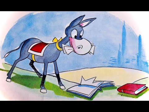 EL BURRO Y LOS LIBROS 📚 Fabula Esopo 📖 cuento con moraleja. La Solución fácil no da buen resultados.