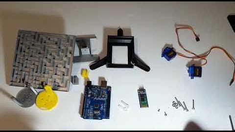 Bluetooth kontrollü labirent yapımı