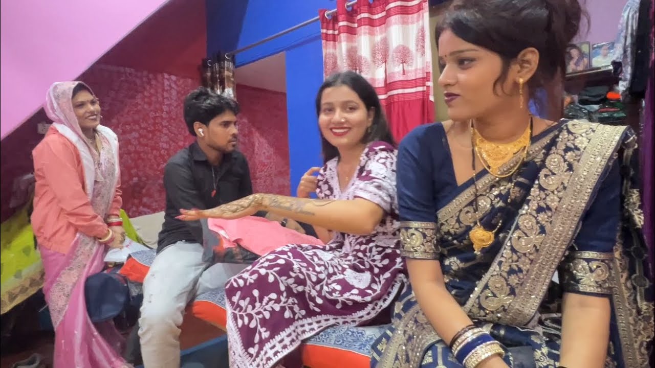 शादी के बाद गये बहन को लेने||