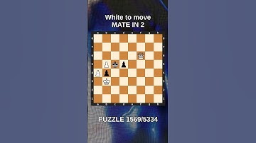 Chess puzzle series 🧩1569/5334 #chess #puzzle #learnchesstactics #magnuscarlsen #polgar #chessbooks