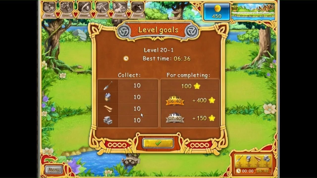 Farm Frenzy: Viking Heroes Standard Level 20-1 Walkthrough