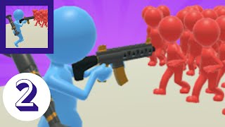 Count War Stickman Games Walkthrough Gameplay Tutorial Part 2 || For Android and iOS screenshot 5