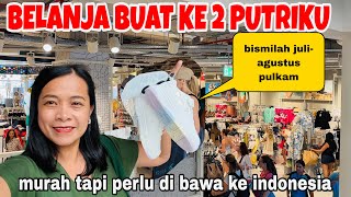 BELANJA BUAT KE 2 PUTRIKU BENTAR KE INDONESIA LAGI ,SELAGI PAS LIHAT MURAH MERIAH 🤣