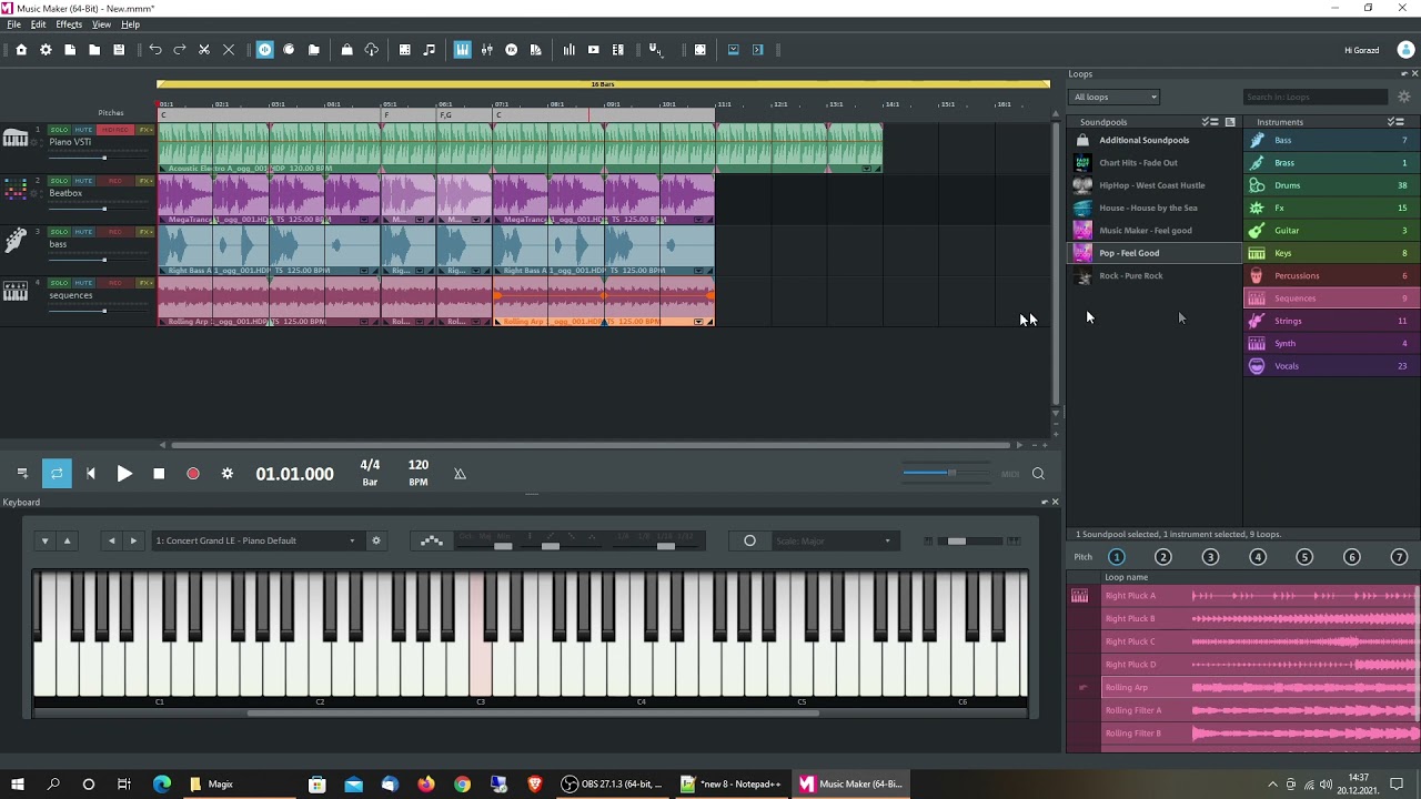 Magix Music Maker Free 2022 and How To Start -