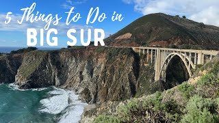 Famous 5 MUST DO Things in Big Sur, CA Profile
