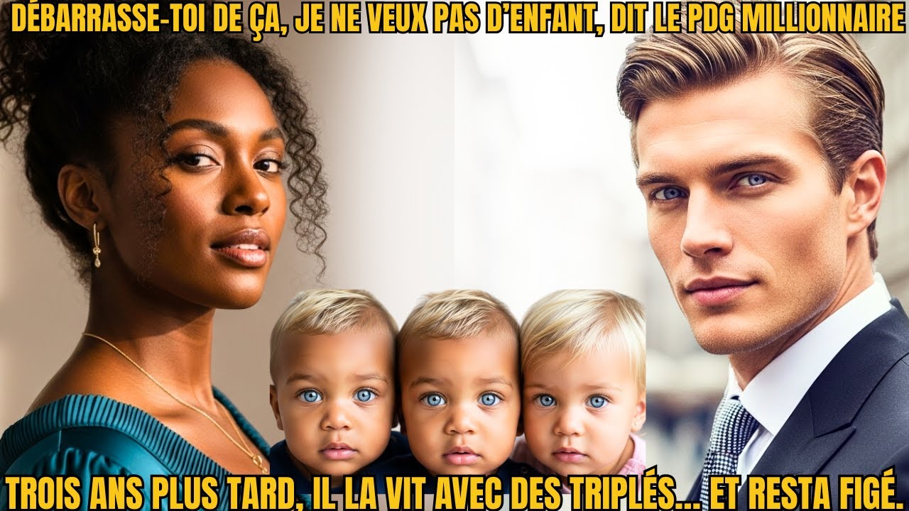 Débarrasse-toi de ça, je ne veux pas d’enfant, dit le PDG millionnaire, 3 ans plus tard, il la vit