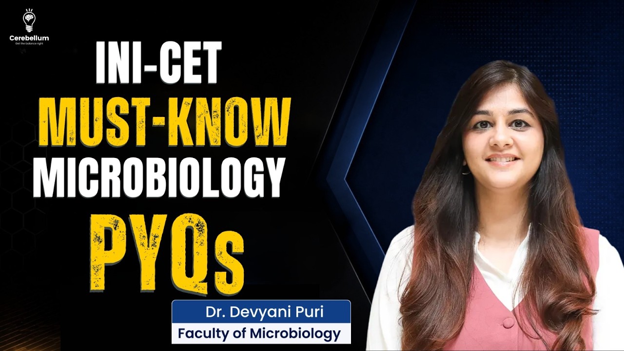 High-Yield Microbiology PYQs | INI-CET | NEET PG | FMGE