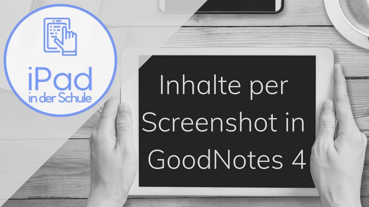 Tutorial: Inhalte per Screenshots in GoodNotes einbinden - YouTube