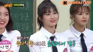 Knowing Brothers  Ep 152 - Nayeon & Momo Habit