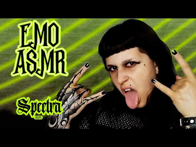 GAROTA EMO TE MAQUIA NA SALA DE AULA 💀🖤 | ALT ASMR (mas os gatilhos são sons de boca)