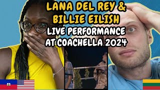 REACTION TO Lana Del Rey \& Billie Eilish - Ocean Eyes \& Video Games (Live at Coachella 2024)