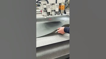 Flatbed CNC knife cutting machine for leather oscillation cutting