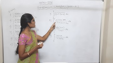 INTER MATHS 2(B) INTEGRATION - INTRODUCTION | IMPORTANT LAQ,S FOR 7 MARKS