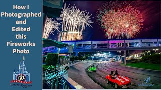 Behind the Image: Disney's The Magic Kingdom Fireworks over Tomorrowland Speedway