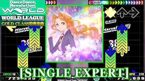 【DDR WORLD】 Florence / BEMANI Sound Team "TATSUYA" [SINGLE EXPERT] 譜面確認+Clap