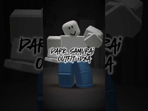 Dark Samurai Outfit Idea🥷 #roblox #shorts