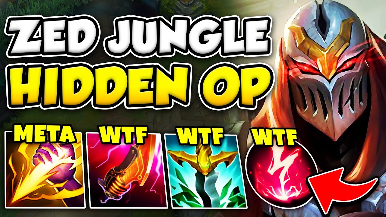 I AM ADDICTED TO THE NEW ZED JUNGLE! (THIS IS THE FUTURE META)