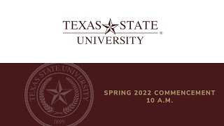 Commencement - May 14, 2022 - 10am