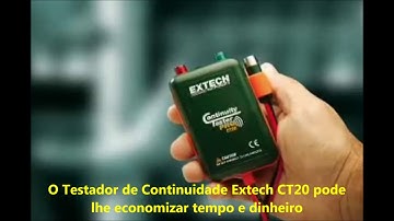 Testador de Continuidade Remoto e Local Extech CT20 é na Tecnoferramentas!