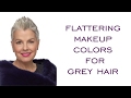 Flattering Makeup Colors for Grey Hair