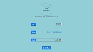 Full HTML, CSS, and JS - Exchange Rate Calculator Guide