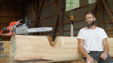 Building a log & timber frame garage