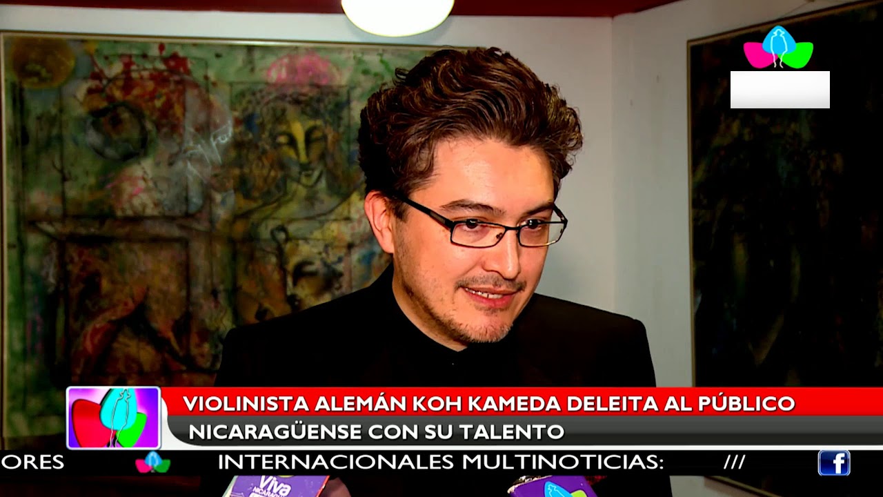 Multinoticias |Violinista alemán Koh Kameda deleita al público nicaragüense con su talento nicaragua national costume