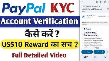 How to Verify Your Identity In Paypal | Paypal Me Kyc Kaise Kare | Complete Kyc Get $10 Reward 🤑