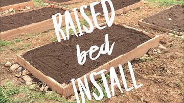 Installing Raised Beds On Hillside