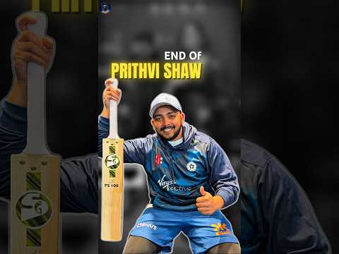 Dark Reality Of Prithvi Shaw Downfall 😮 #shorts