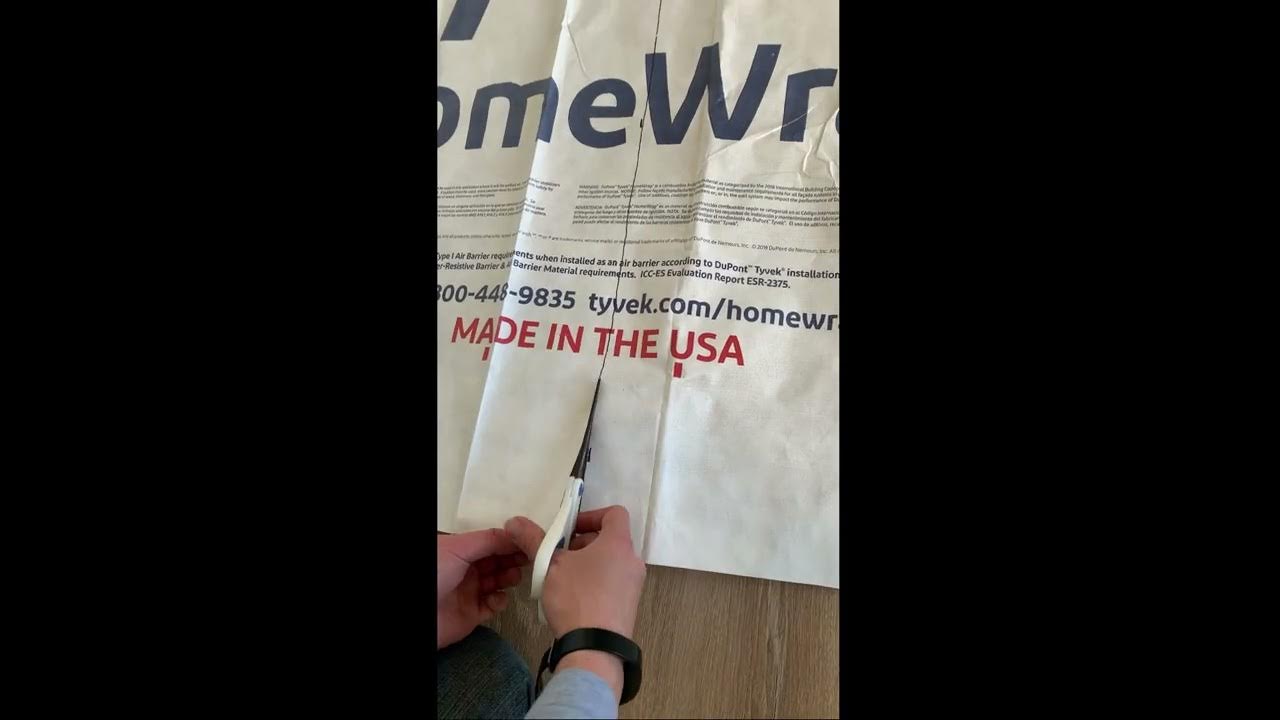 How to Waterproof Planter Box with Tyvek YouTube