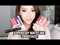 Maybelline SuperStay Matte Ink Liquid Lipstick Swatches! *Newest Shades*