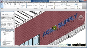 Revit Tutorials - Revit Architecture: Creating Building Signage