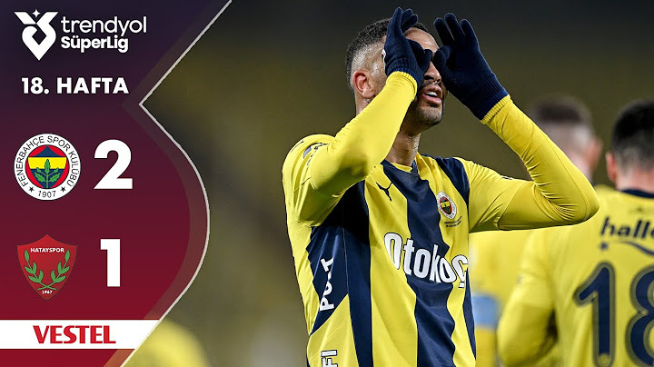 Vestel | Fenerbahçe (2-1) Hatayspor - Highlights/Özet | Trendyol Süper Lig - 2024/25