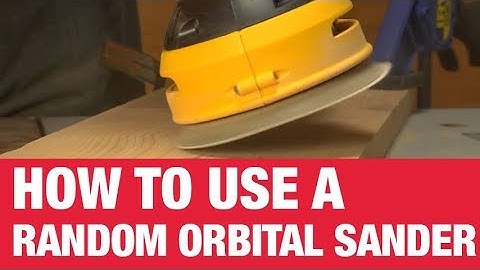 How To Use A Random Orbit Sander - Ace Hardware