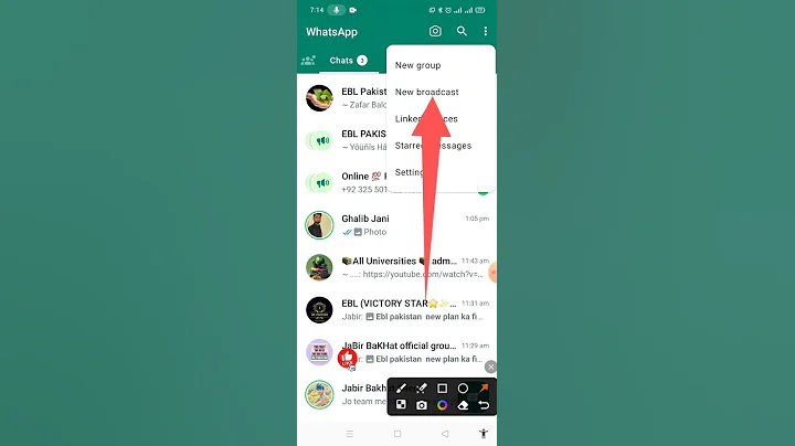 How to use WhatsApp Broadcast messages list || WhatsApp Broadcast kiase banaye #2023 #webwhatsapp