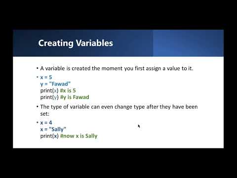 python variables vscode || How to create variables in Python