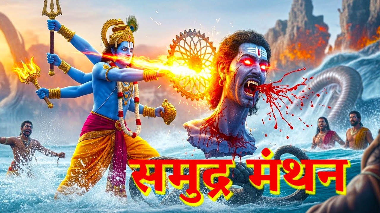 समुद्र मंथन: देव-दानव का घातक रण | Samudra Manthan: The Deadly Battle of Gods & Demons
